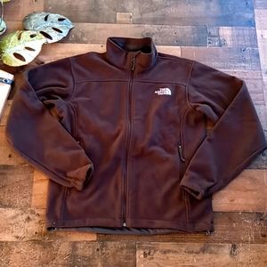 The North Face Brown Full-Zip Fleece Jacket